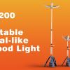 PL-200 Portable Petal-like Tripod Light Uniform illumination with 360-degree