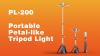 PL-200 Portable Petal-like Tripod Light Uniform illumination with 360-degree